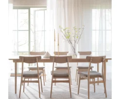 Rowico Home Fairmount Matbord Beige/Vitpigmenterad Ek 220x95