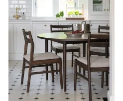 Rowico Home Fairmount Matbord Runt Beige/Brun Ek Ø120