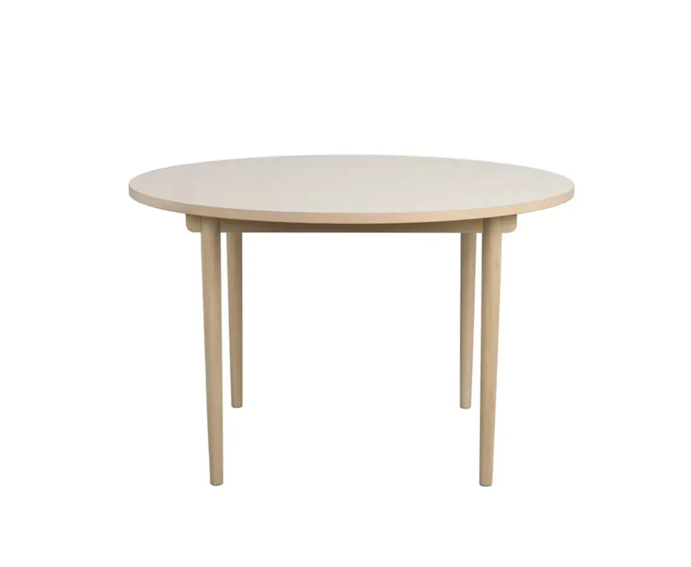 Rowico Home Fairmount Matbord Runt Beige/Vitpigmenterad Ek Ø120