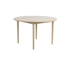 Rowico Home Fairmount Matbord Runt Beige/Vitpigmenterad Ek Ø120
