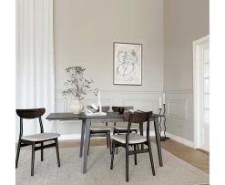 Rowico Home Filippa Klaffbord Mörkbrun Ek 120cm