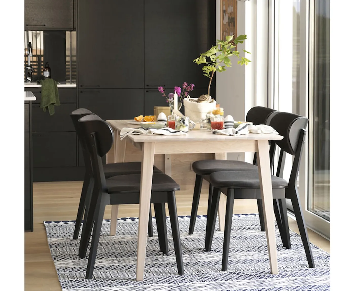 Rowico Home Filippa Klaffbord Vitpigmenterad 120cm