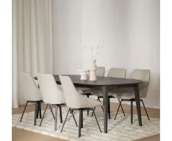 Rowico Home Filippa Matbord Brun Ø120/165cm