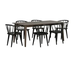 Rowico Home Filippa Matbord Mörkbrun Ek 180cm