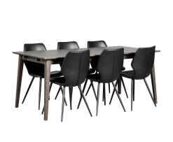 Rowico Home Filippa Matbord Mörkbrun Ek 180cm