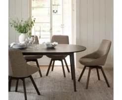 Rowico Home Filippa Matbord Ovalt Mörkbrun 170+40