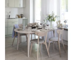 Rowico Home Filippa Matbord Ovalt Vitpigmenterad 170+40