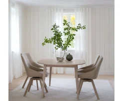 Rowico Home Filippa Matbord Ovalt Vitpigmenterad 170+40