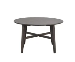 Rowico Home Filippa Soffbord Runt Mörkbrun Ek Ø90