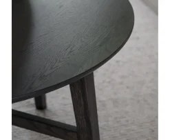 Rowico Home Filippa Soffbord Runt Mörkbrun Ek Ø90