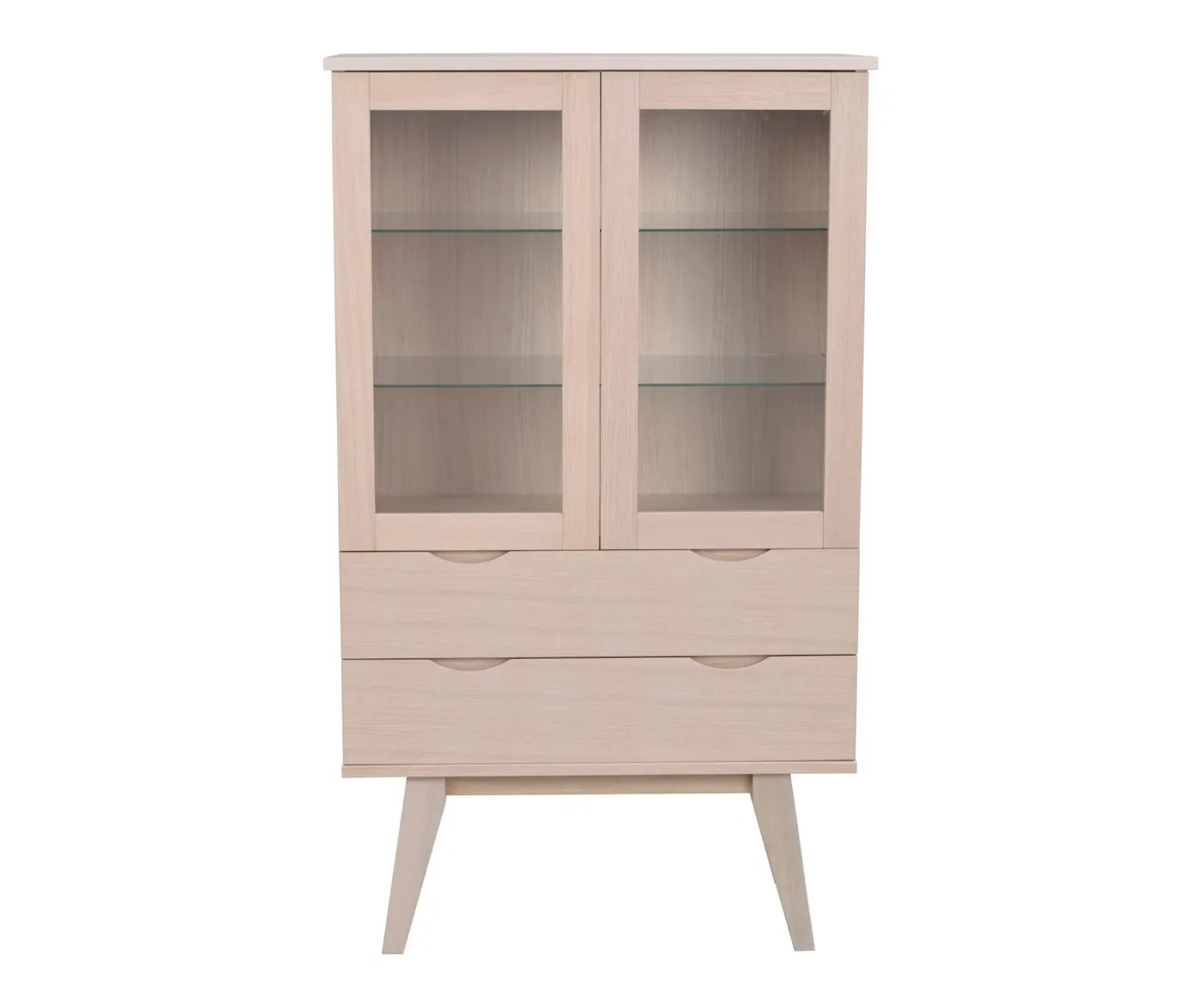 Rowico Home Filippa Vitrinskåp Vitpigmenterad 140cm