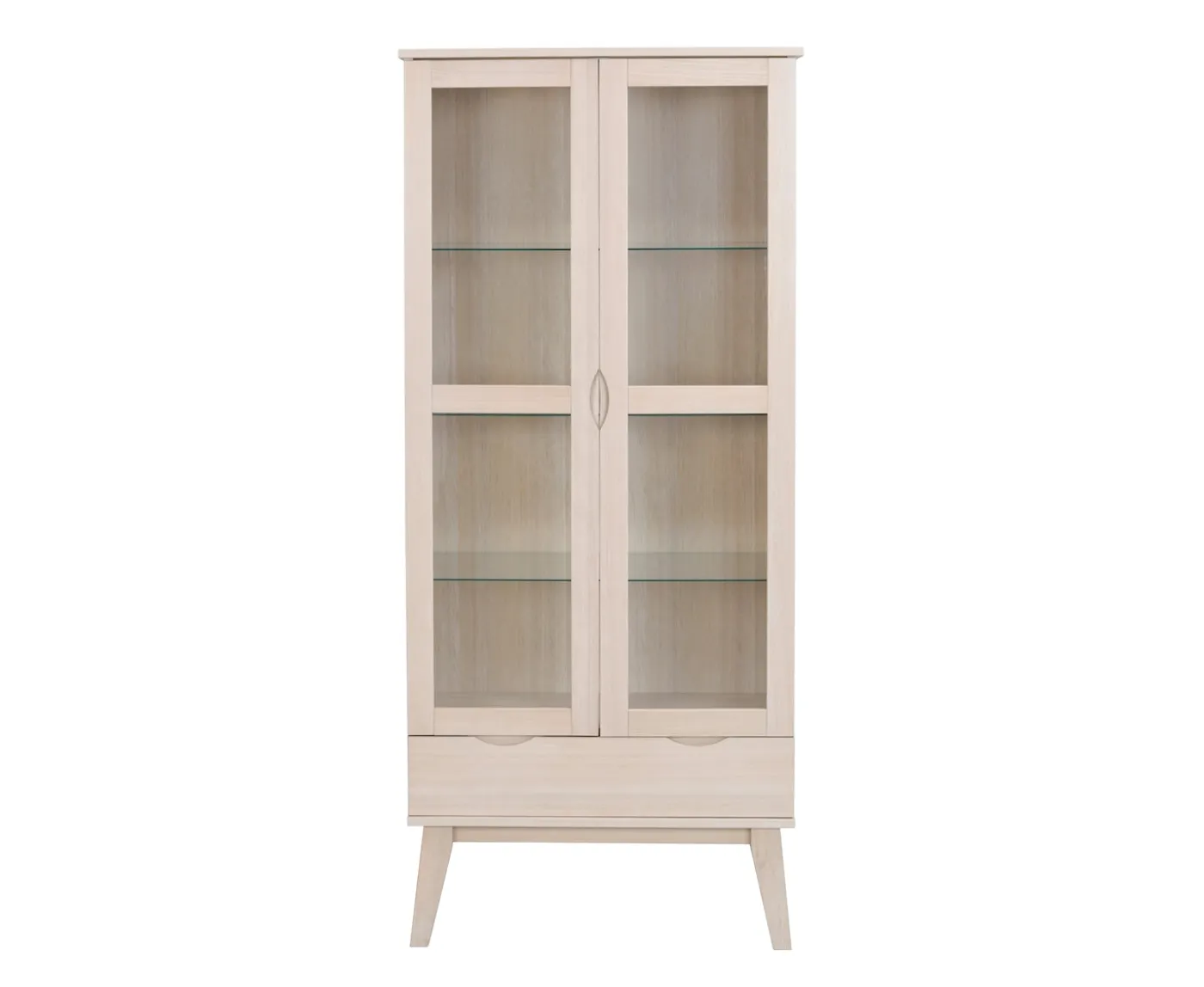Rowico Home Filippa Vitrinskåp Vitpigmenterad 185cm