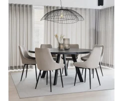 Rowico Home Fred Matbord Svart Ø160