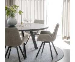 Rowico Home Fred Matbord Svart Ø160