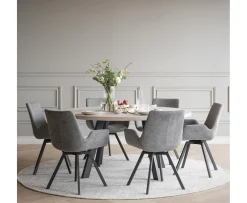 Rowico Home Fred Matbord Vitpigmenterad Ø160