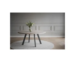 Rowico Home Fred Matbord Vitpigmenterad Ø160