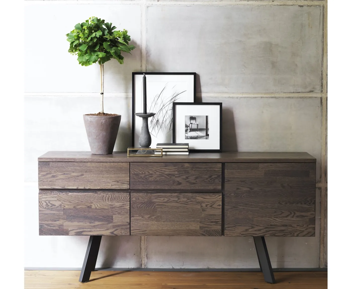 Rowico Home Fred Sideboard Mörkbrun