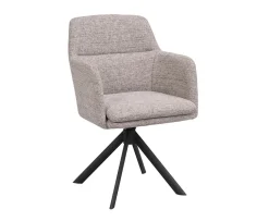 Rowico Home Gladstone Karmstol Mörkbeige/Svart