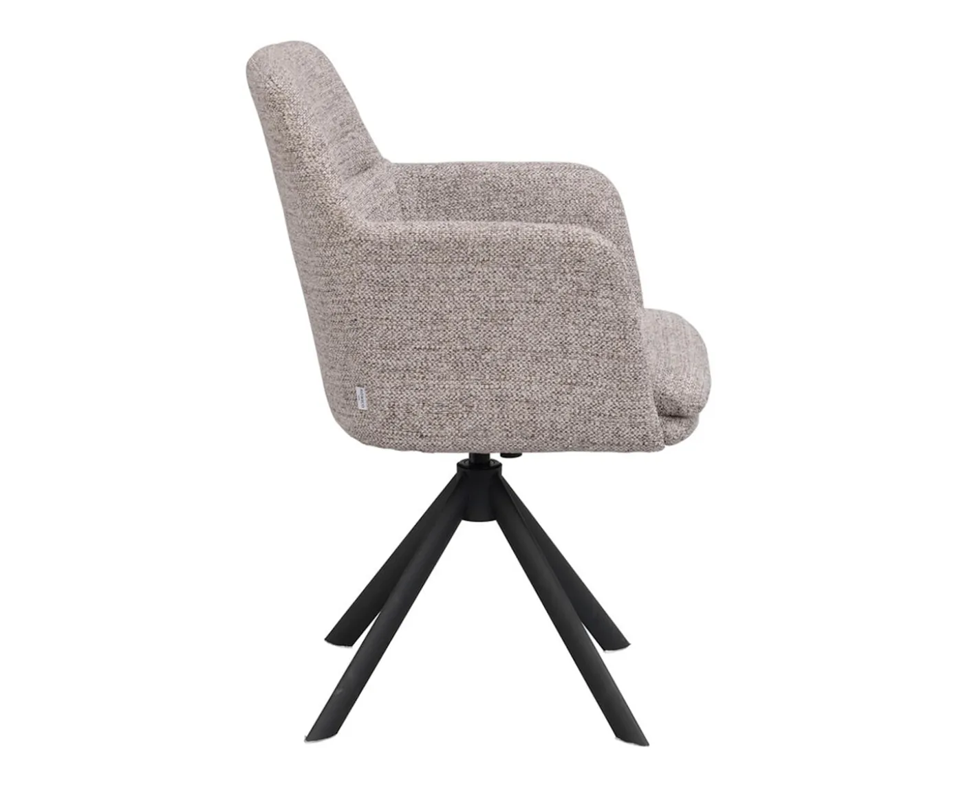 Rowico Home Gladstone Karmstol Mörkbeige/Svart