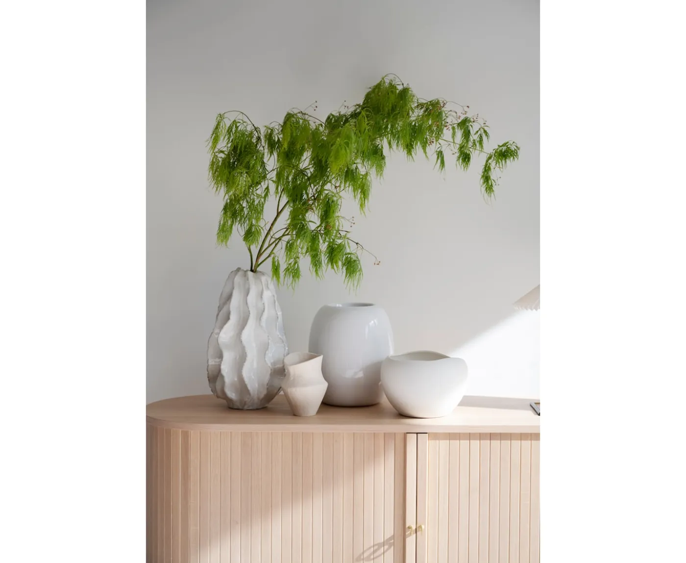 Rowico Home Haddington Sideboard Vitpigmenterad/Svart142cm