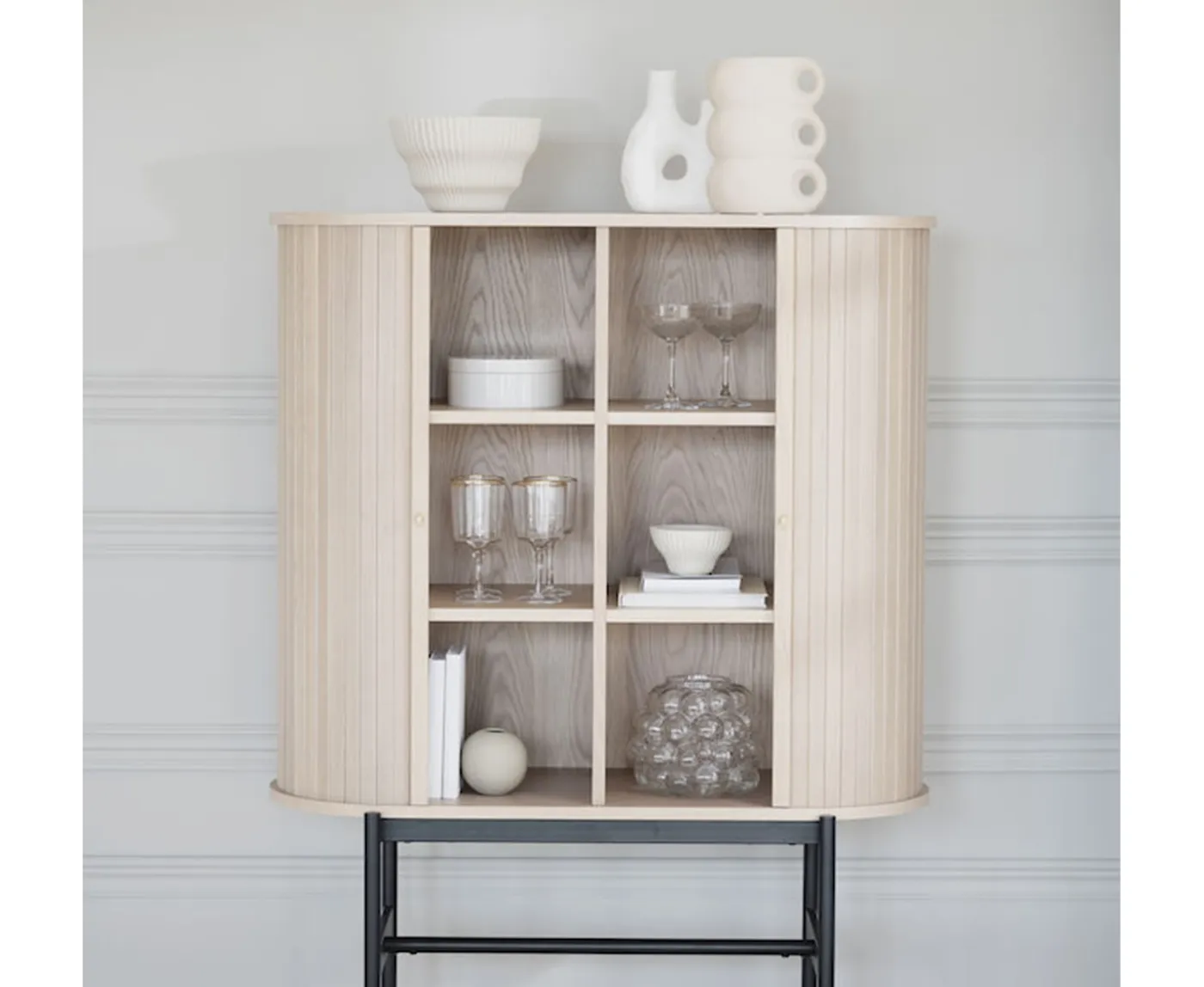 Rowico Home Haddington Skåp Vitpigmenterad/Svart102cm