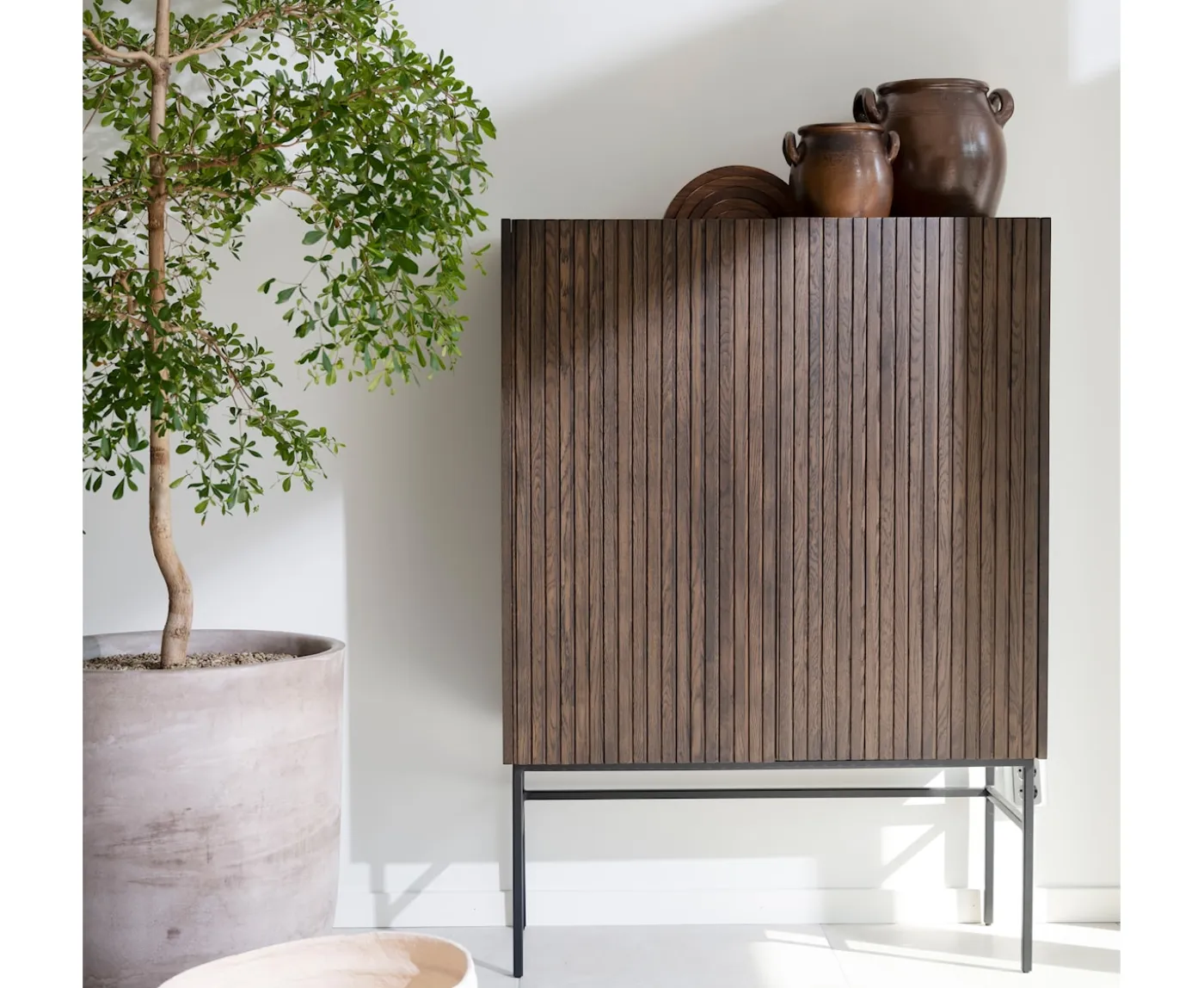 Rowico Home Halifax Skåp Brun/Svart 100cm