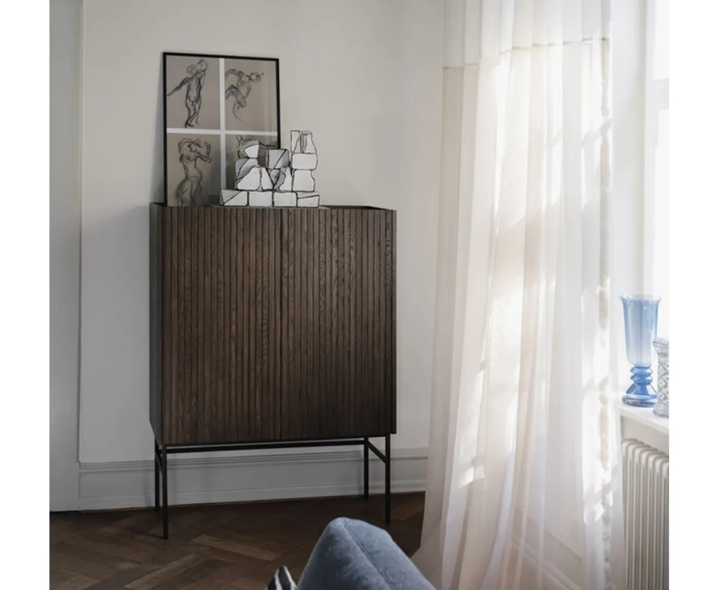 Rowico Home Halifax Skåp Brun/Svart 100cm
