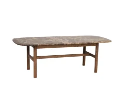 Rowico Home Hammond Soffbord Brun Ek/Brun Marmor 135x62