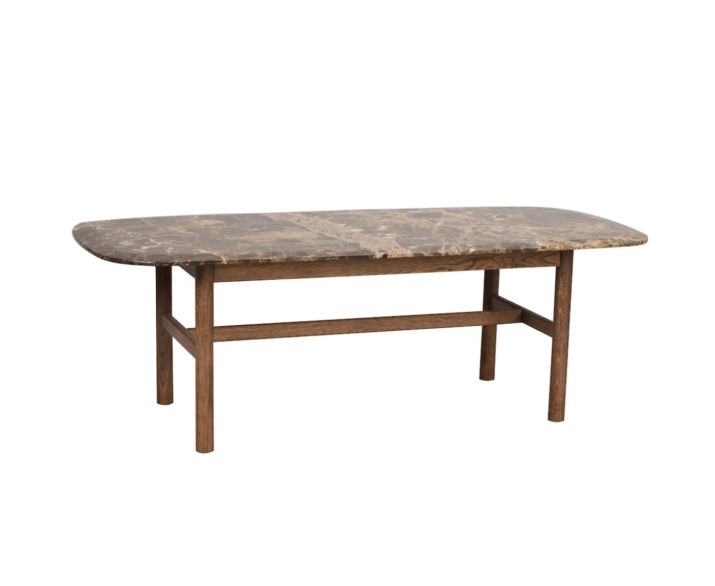 Rowico Home Hammond Soffbord Brun Ek/Brun Marmor 135x62