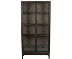 Rowico Home Hazelton Vitrinskåp Brun 203cm
