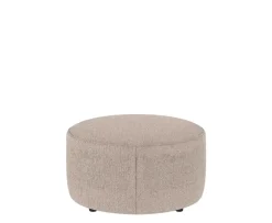 Rowico Home Joplin Sittpuff Ljusbeige Ø70
