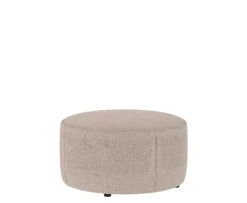 Rowico Home Joplin Sittpuff Ljusbeige Ø70