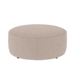 Rowico Home Joplin Sittpuff Ljusbeige Ø90