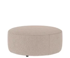 Rowico Home Joplin Sittpuff Ljusbeige Ø90