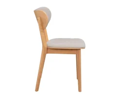 Rowico Home Kato Matstol Ek/Gråbeige