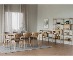 Rowico Home Kato Matstol Ek/Ljusgrå