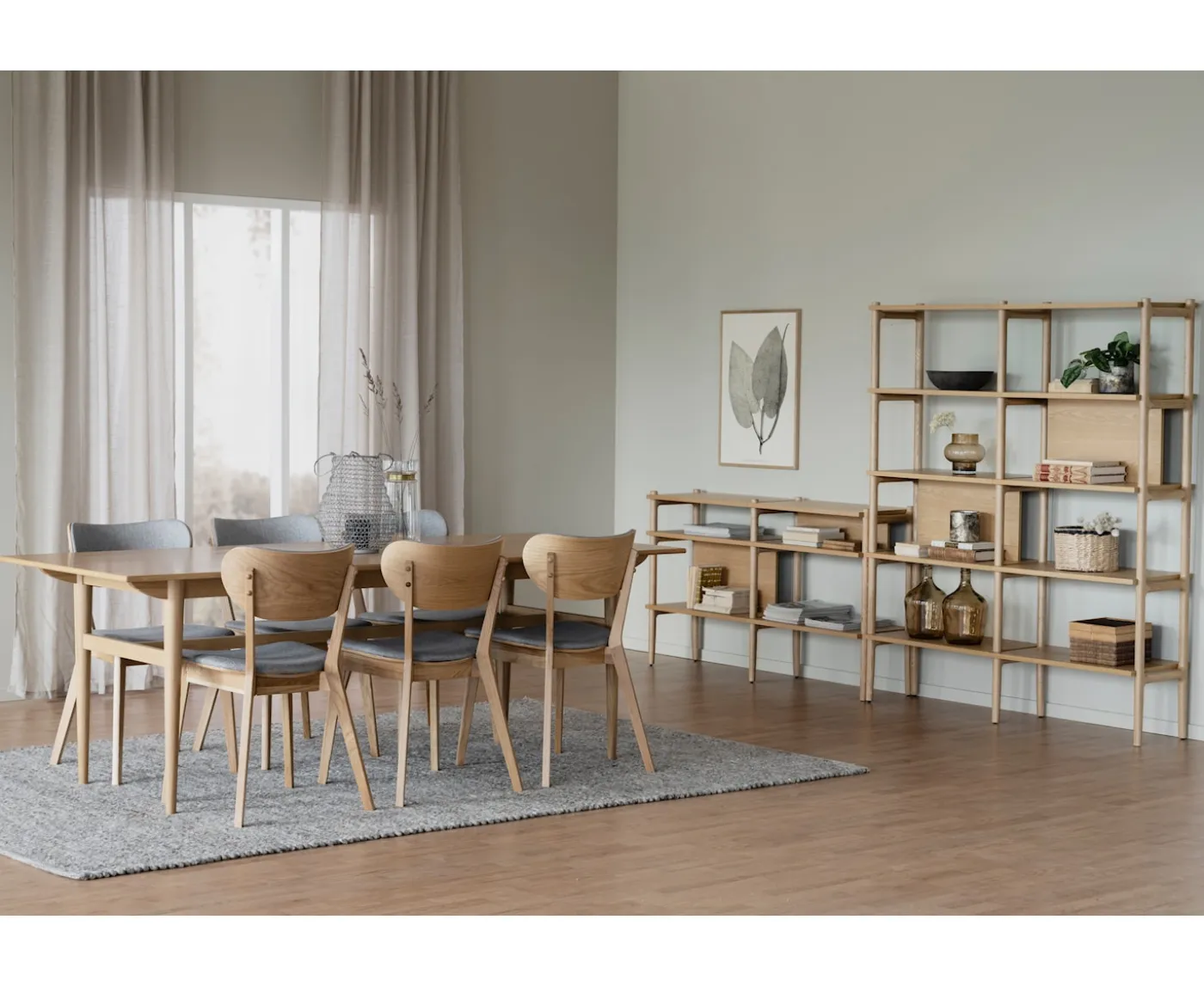 Rowico Home Kato Matstol Ek/Ljusgrå