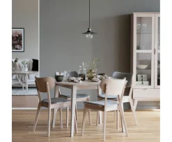 Rowico Home Kato Matstol Vitpigmenterad/Ljusgrå