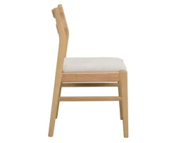 Rowico Home Kerwin Matstol Ek/Ljusbeige