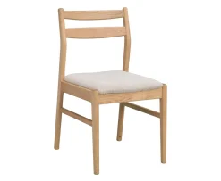 Rowico Home Kerwin Matstol Ek/Ljusbeige