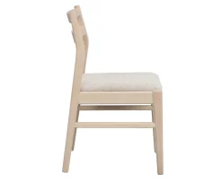 Rowico Home Kerwin Matstol Vitpigmenterad Ek/Ljusbeige
