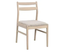 Rowico Home Kerwin Matstol Vitpigmenterad Ek/Ljusbeige