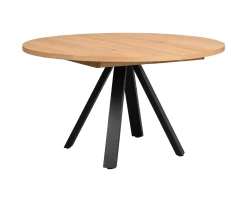 Rowico Home Maddock Matbord Ek/Svart Ø135