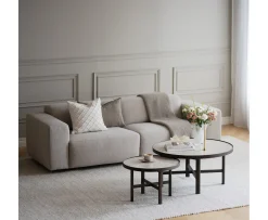 Rowico Home Marsden Soffbord Beige/Brun Ø90
