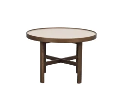 Rowico Home Marsden Soffbord Beige/Brun Ø60