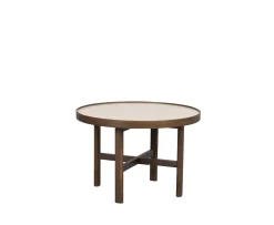 Rowico Home Marsden Soffbord Beige/Brun Ø60