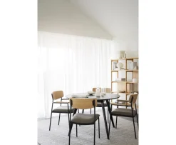 Rowico Home Maymont Matstol Ek/Mörkbeige/Svart