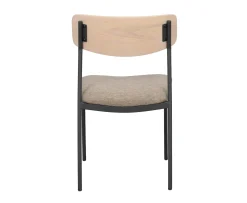 Rowico Home Maymont Matstol Vitpigmenterad Ek/Mörkbeige/Svart