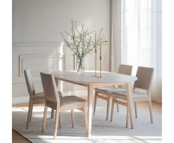 Rowico Home Medford Matsstol Vitpigmenterad Ek/Ljusbeige