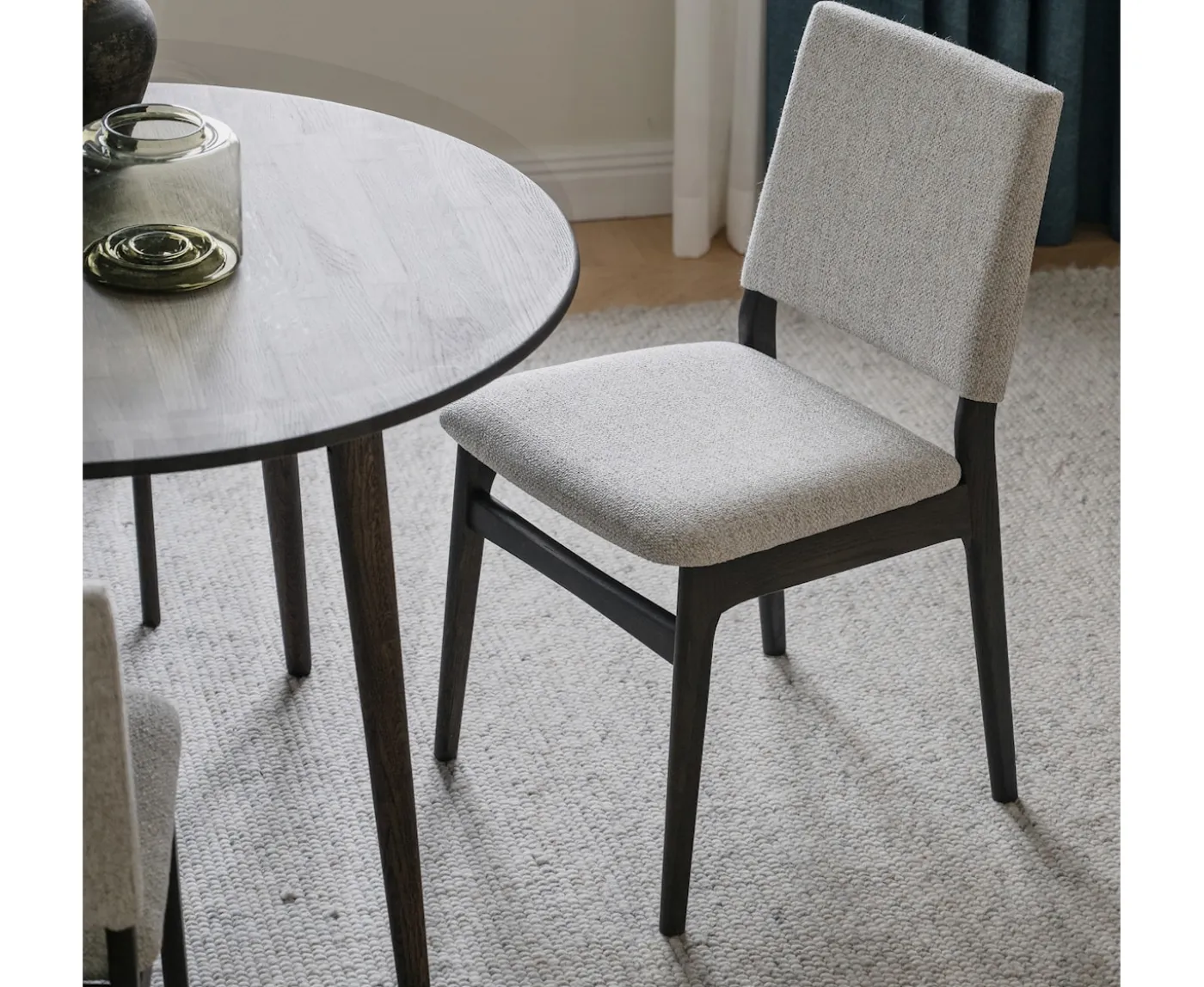 Rowico Home Medford Matstol Brun Ek/Ljusbeige
